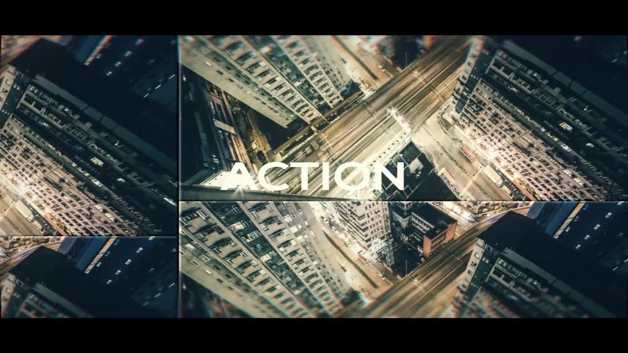 现代时尚创意的开场白视频素材库精选AE模板