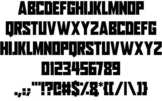 Aliens Among Us font插图1