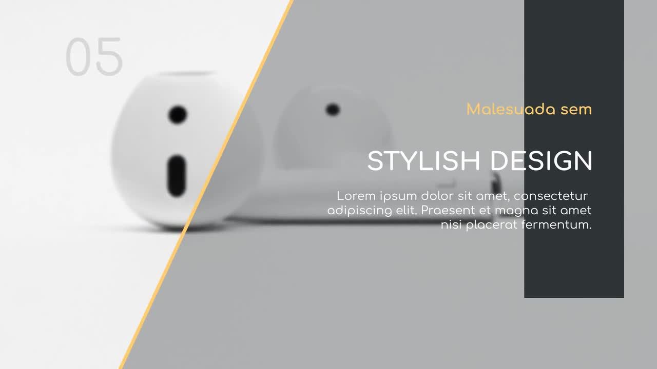 超现代的设计公司演示文稿文本动画素材库精选AE模板