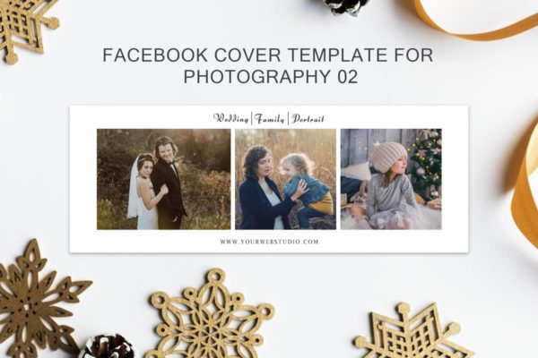 ３款Facebook摄影图片封面设计模板素材库精选 3 Facebook Cover for Photography