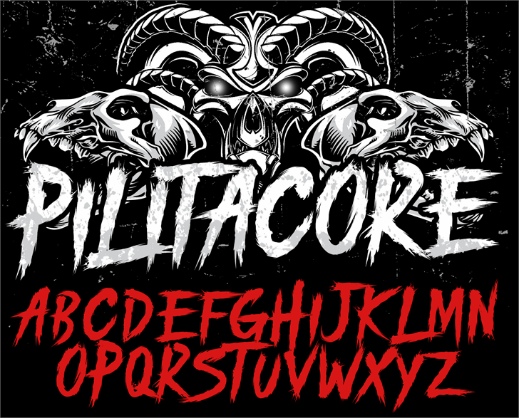 PILITACORE DEMO font插图