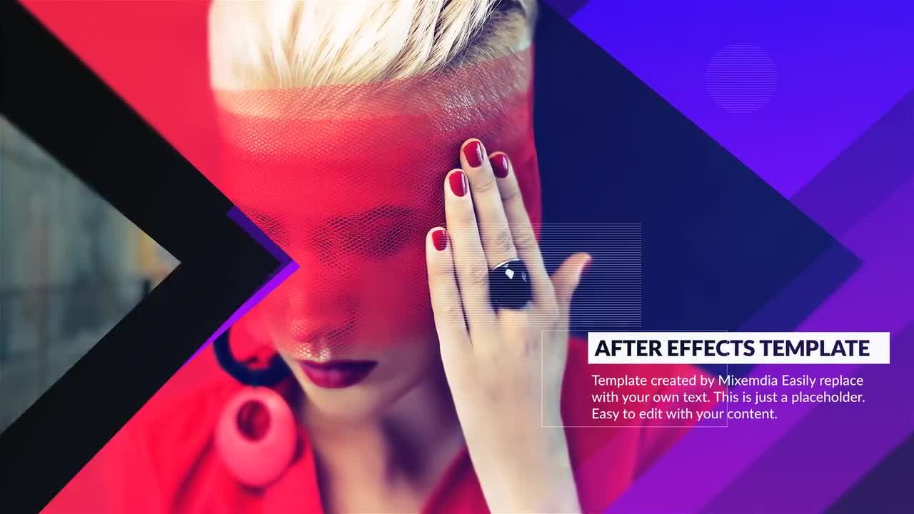 阴影幻灯片展示素材库精选AE模板