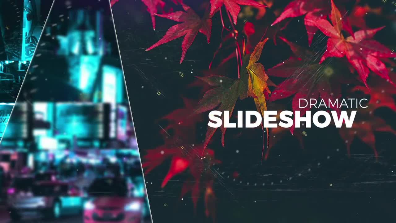 优雅和漂亮的戏剧幻灯片素材库精选pr模板