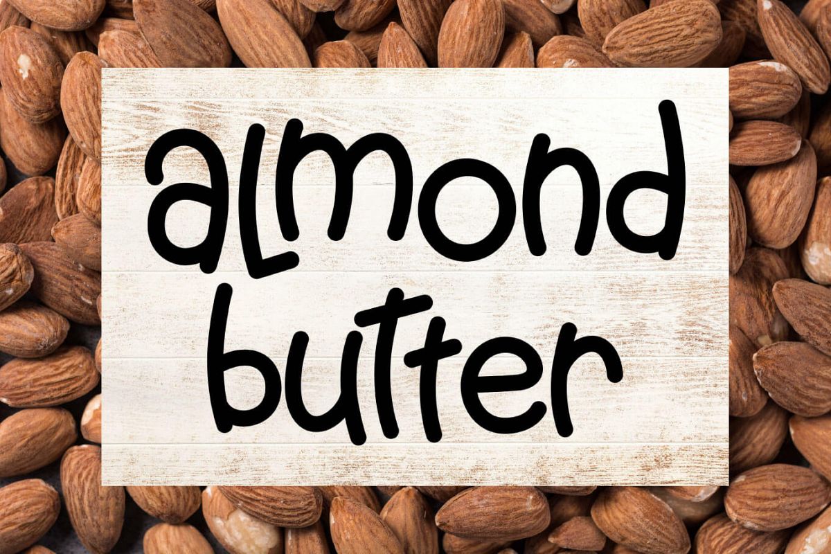 Almond Butter – A Creamy Fun Font Regular Font插图