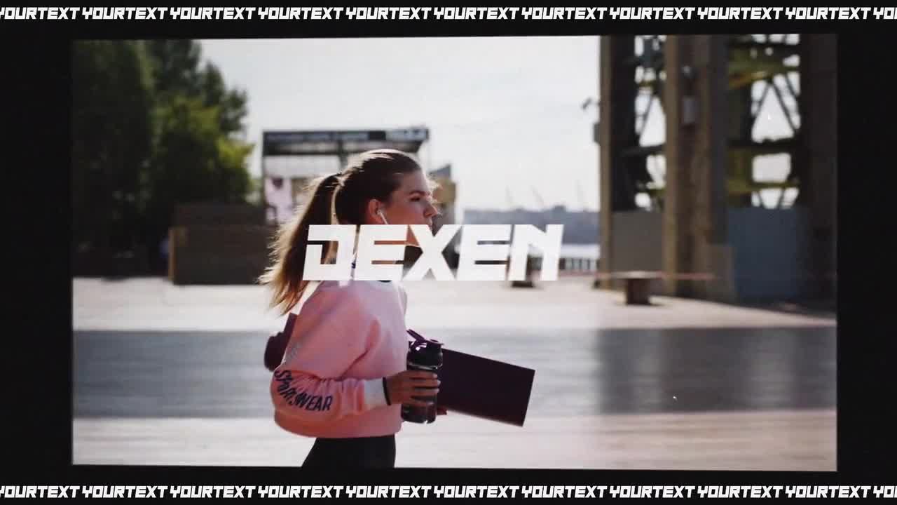 时尚促销醒目设计素材库精选AE模板