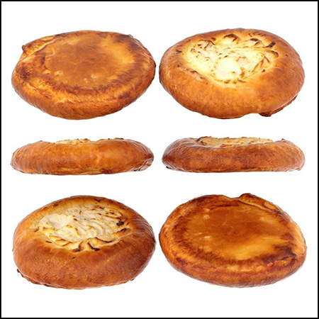 圆形酸奶干酪甜面包素材之家精选3D模型