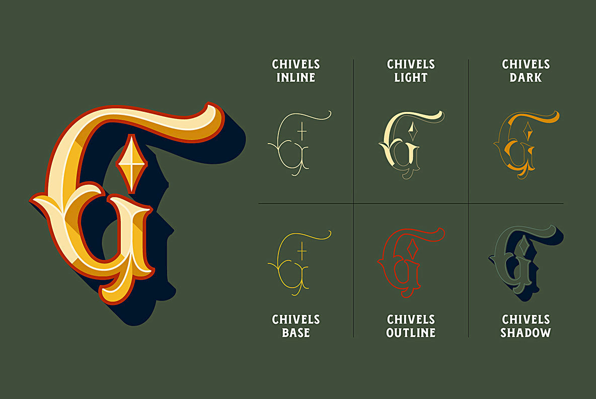 Chivels Font Family插图1