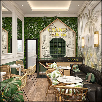 奶茶店室内场景素材之家精选3D模型By NguyenMinhDuc