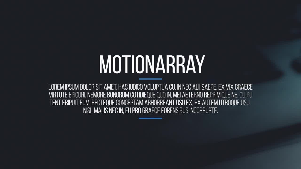 全屏标题动画素材PR视频模板