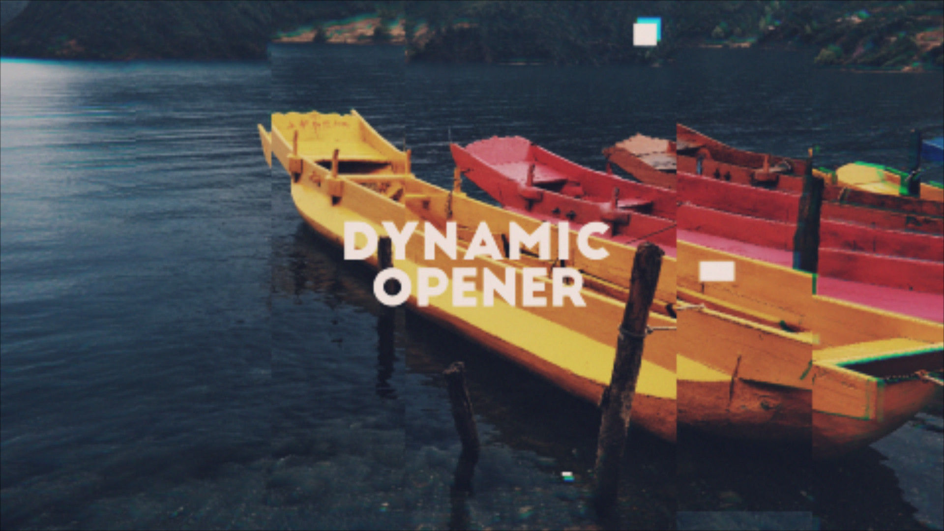 动态开场白动画幻灯片素材库精选AE模板