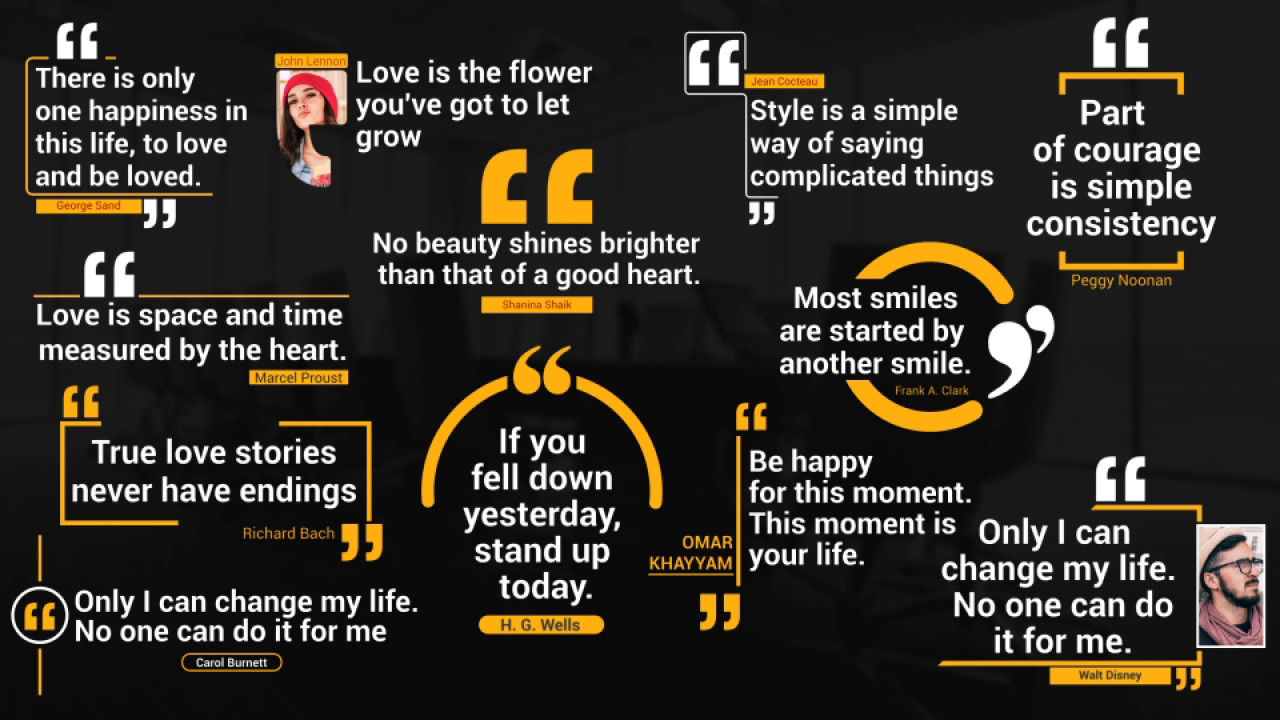 12个专业设计的引用标题包素材库精选AE模板