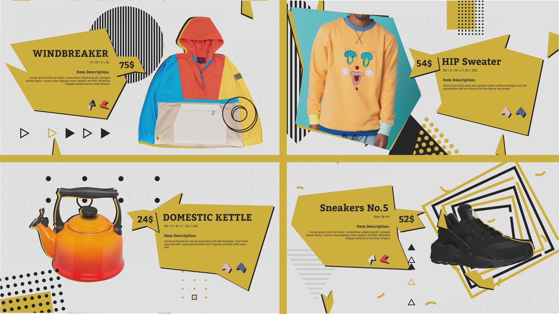 干净的髋关节产品促销素材库精选AE模板