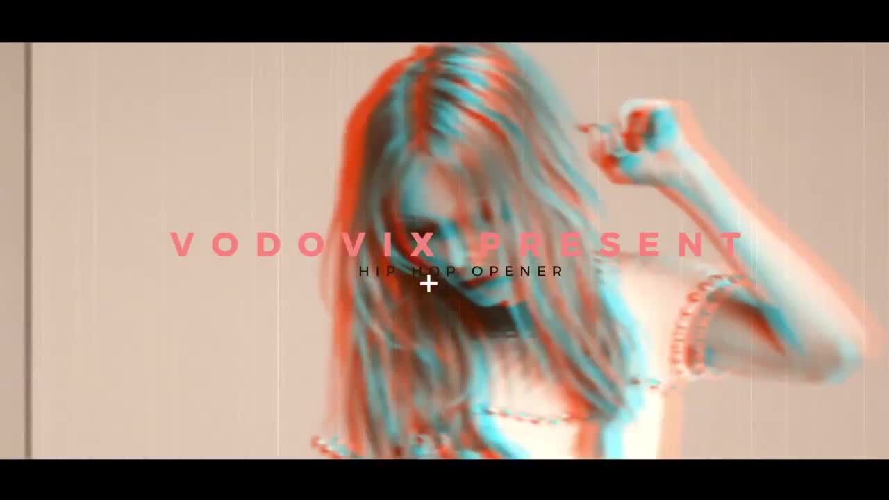 嘻哈风格动画开场视频素材库精选AE模板