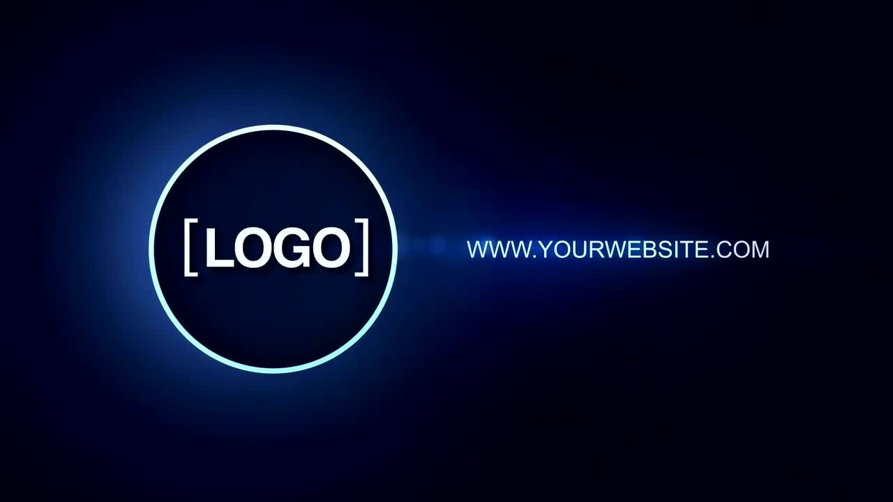 现代干净徽标素材库精选AE模板