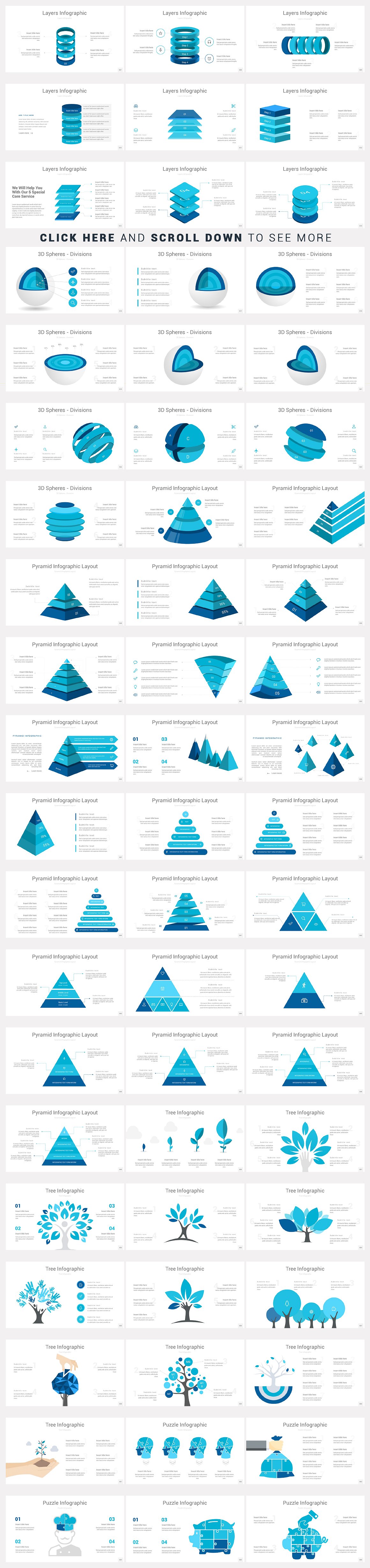灵活，干净，简单，独特的PowerPoint模板。插图(16)