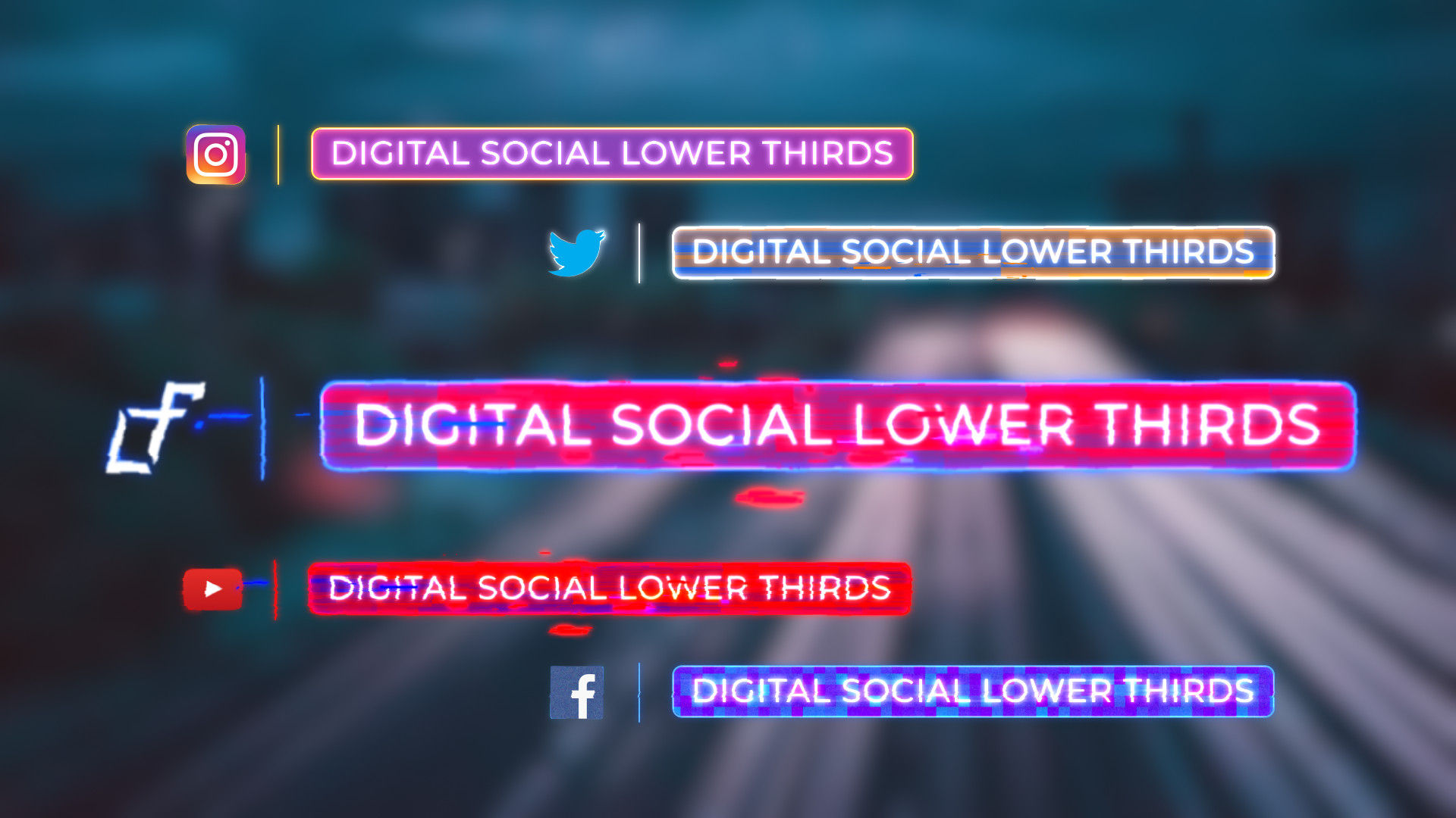 动态动画的低三分之二素材库精选AE模板