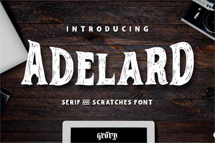 Adelard Demo font插图 Adelard Demo font插图