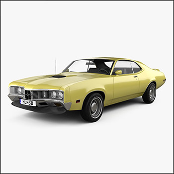 水星蒙特哥汽车Coupe 1970 素材之家精选3D模型