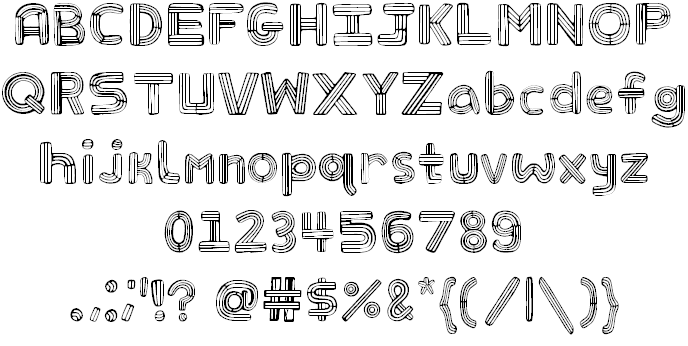 Jammycreamer font插图3