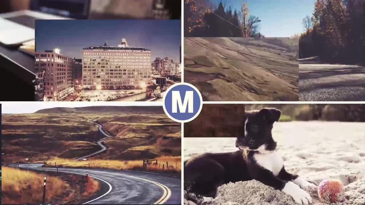 徽标照片幻灯片素材库精选AE模板