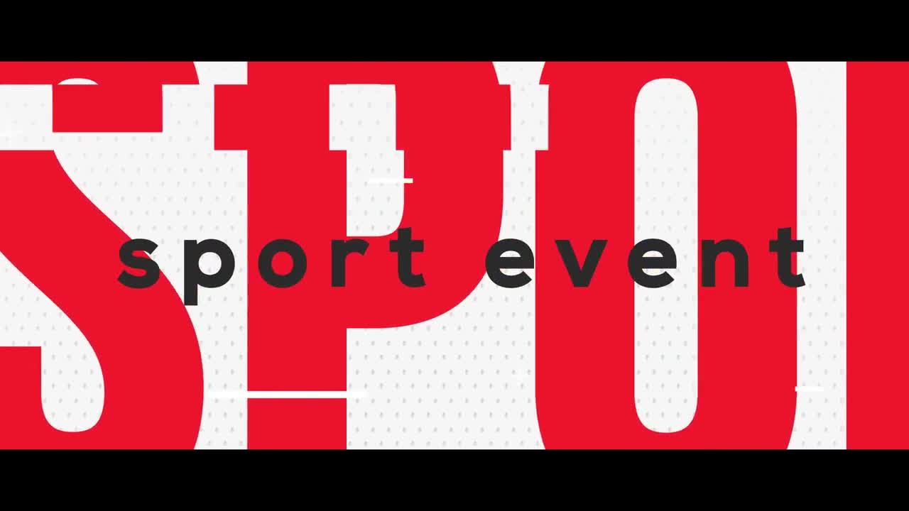 超现代且动态动画的体育促销素材库精选AE模板