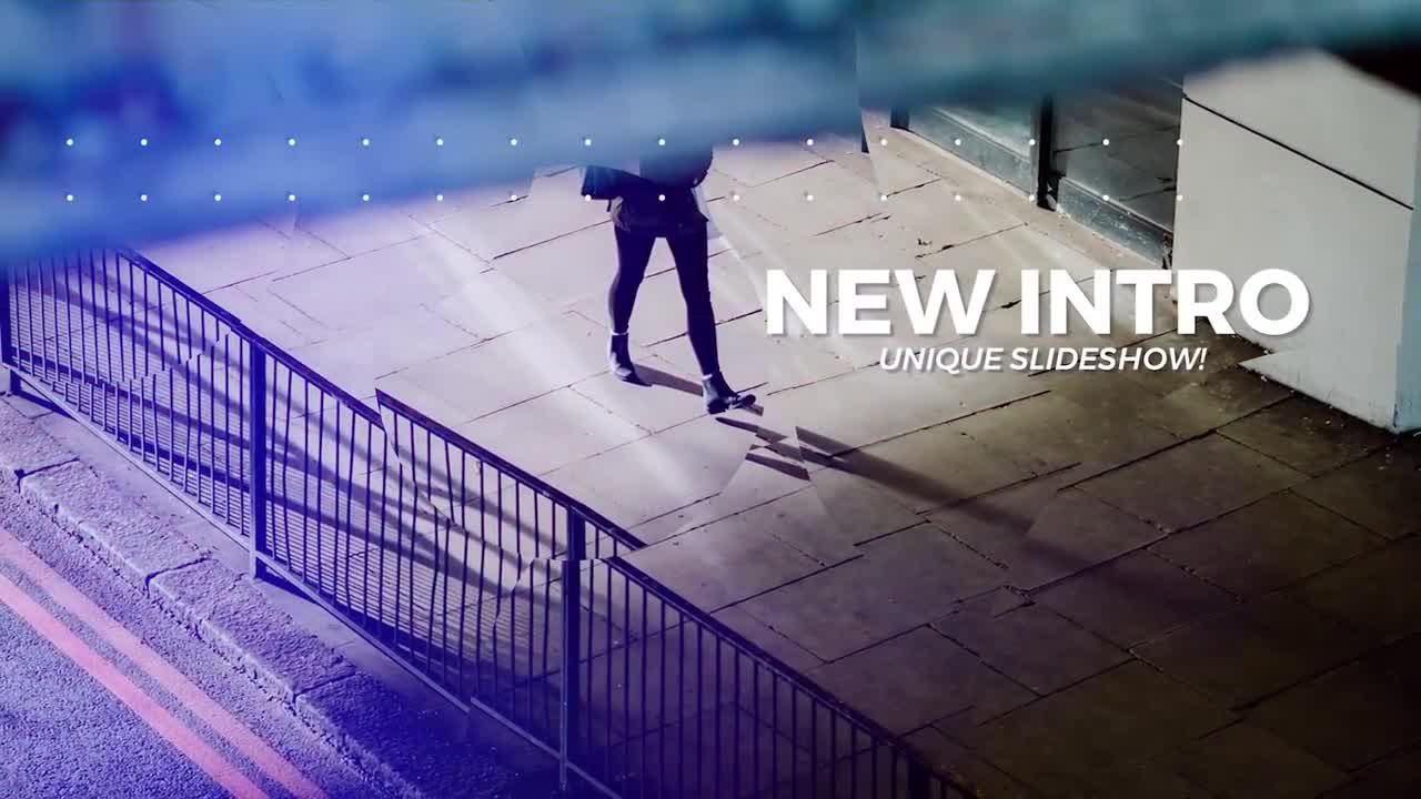 快速幻灯片图像过渡效果素材库推荐PR模板