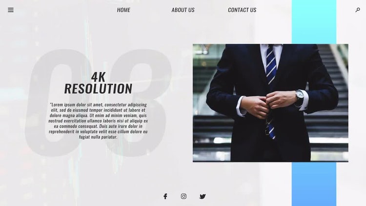 优雅商务展示素材库精选AE模板