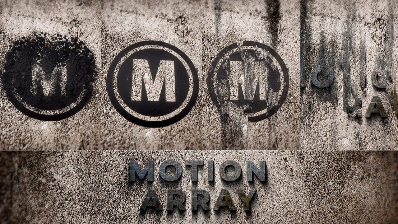 创建粒子徽标显示素材库精选AE模板