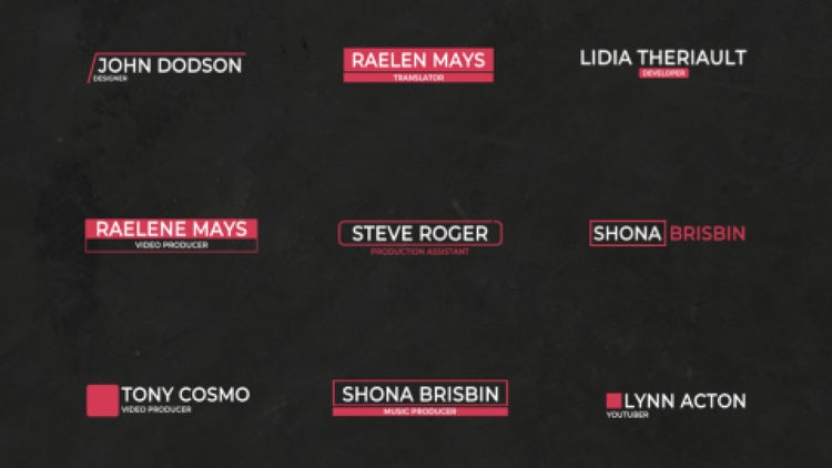 9个外观整洁动画标题素材库精选AE模板