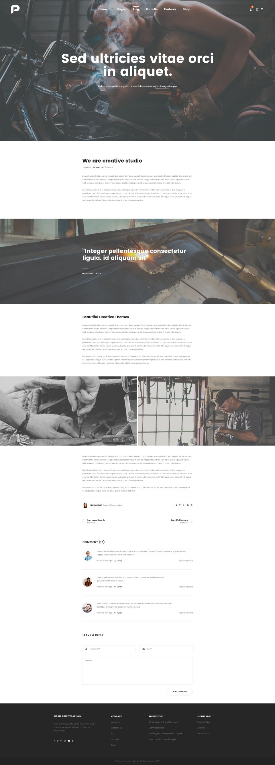 高质量网站全套 PSD 模板素材库精选 Pisces-Multi Concept PSD Template插图(7)