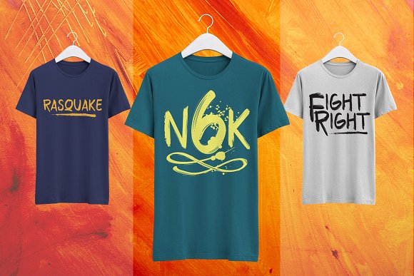 RASQUAKE brush font + EXTRA swashes插图3