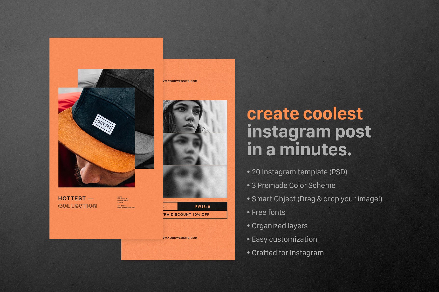 街头服饰Ins故事贴图模板素材库精选合集 Instagram Stories – Streetwear插图(5)