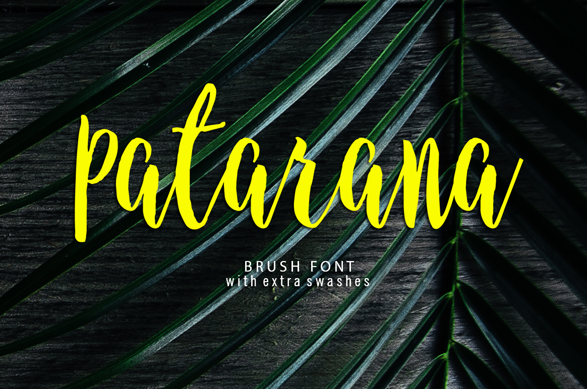 Patarana Font素材之家精选英文字体