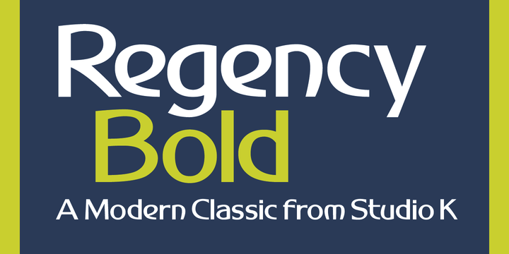 Regency Font Family插图2