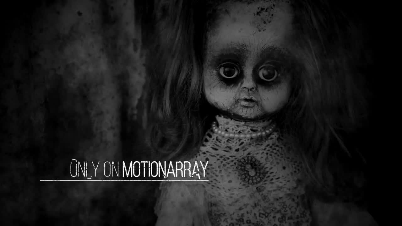 黑暗诡异风格动画视频素材库精选AE模板