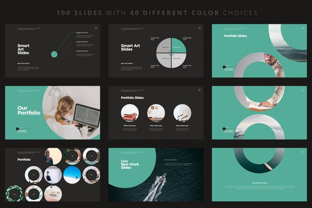 企业团队成员介绍/信息图表PPT幻灯片模板 RAVI Powerpoint Template插图(10)