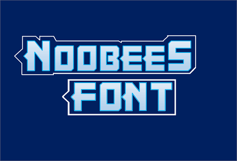 Noobees font素材之家精选英文字体