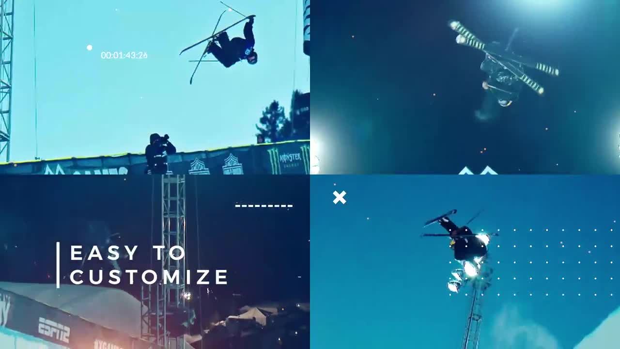 极限运动电影开场动画素材库推荐PR模板