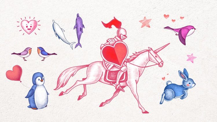 可爱动画集ae模板