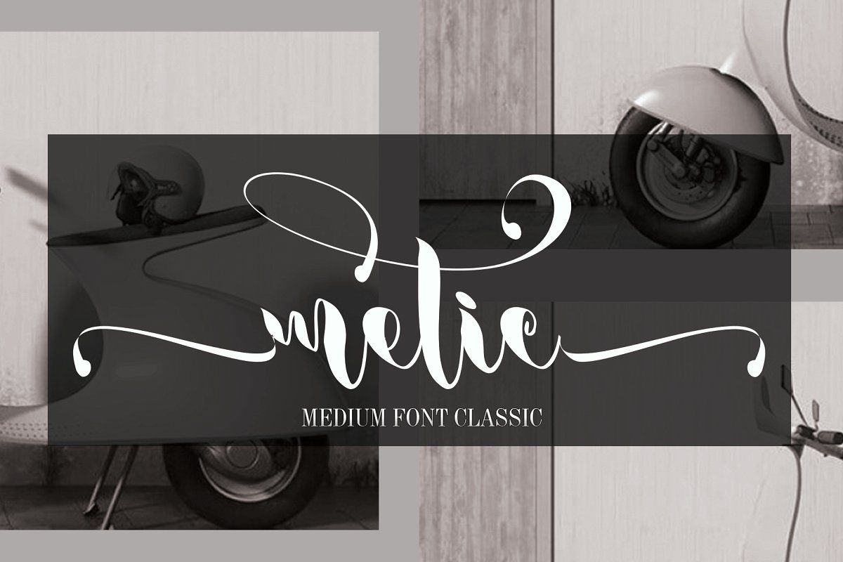 metic Font素材之家精选英文字体