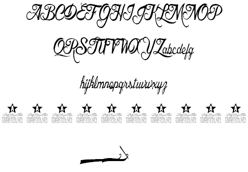 Hotel Costes Personal Use font插图4