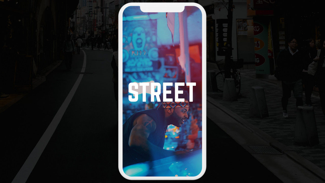 富有创意的街头故事照片动画展示素材库精选pr模板