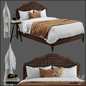 藤床和水壶等套装素材之家精选3D模型