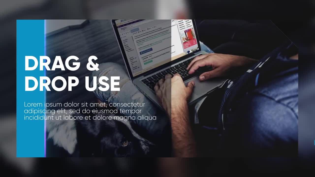 现代企业业务介绍素材库精选AE模板