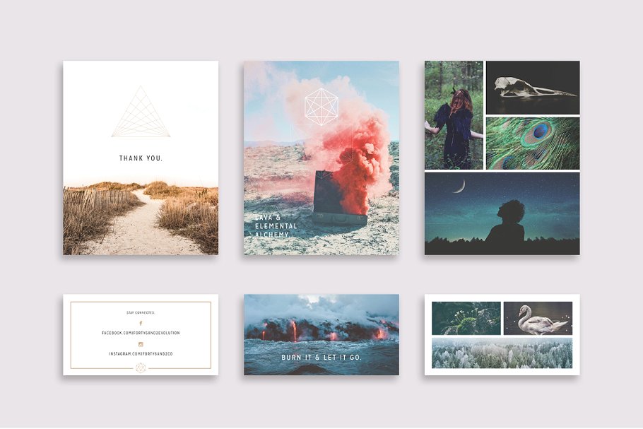 极力推荐：社交媒体配图插图设计模板素材库精选[1.23GB] LUMINA Social Media BUNDLE插图(9)