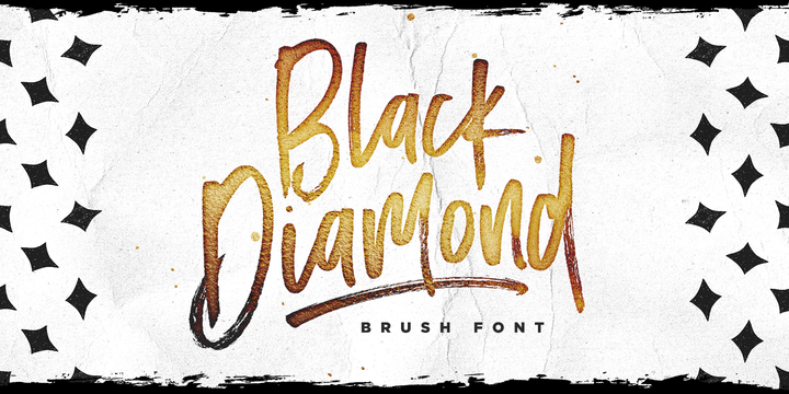 Black Diamond Font素材之家精选英文字体