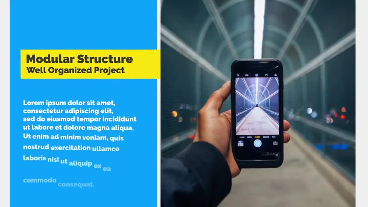 醒目干净明亮的演示幻灯片素材库精选AE模板