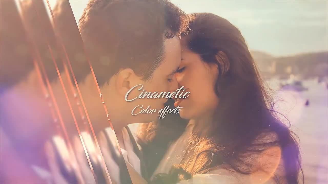 带有感情色彩的婚礼幻灯片素材库精选AE模板