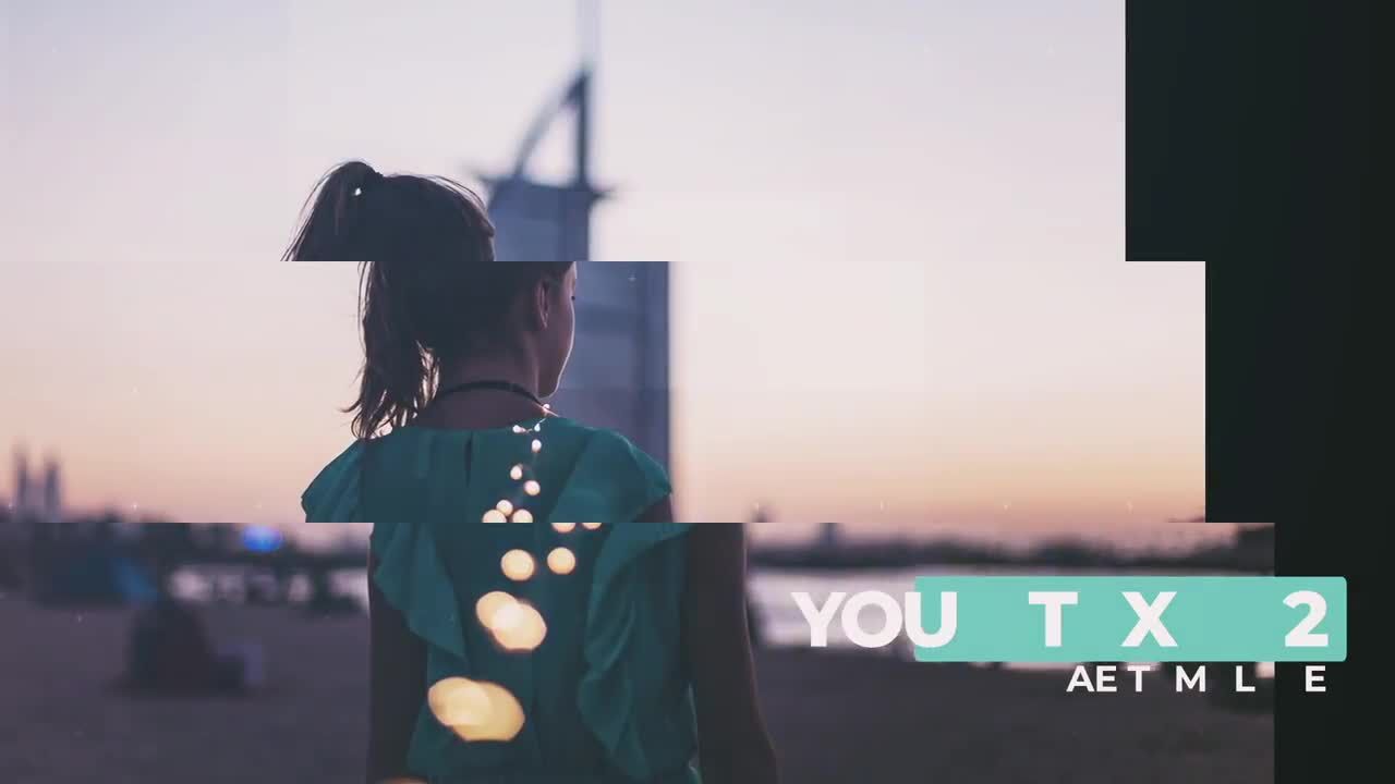 平滑过渡效果开启幻灯片素材库精选AE模板