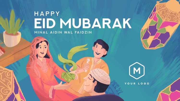 时尚精美的开斋节穆巴拉克素材库精选AE模板